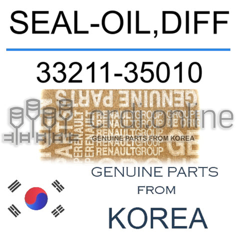 SEAL-OIL,DIFF [ORIGINAL] 33211-35010 3321135010 33211 35010