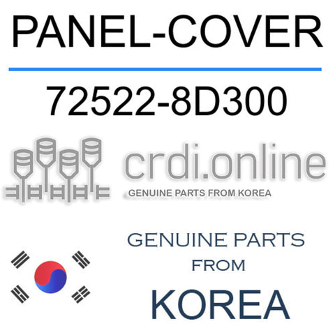 PANEL-COVER 72522-8D300 725228D300 72522 8D300