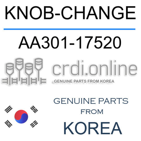 KNOB-CHANGE AA301-17520 AA30117520 AA301 17520