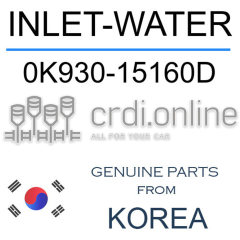 INLET-WATER [ORIGINAL] 0K930-15160D 0K93015160D 0K930 15160D