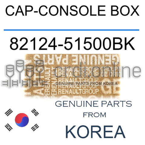 CAP-CONSOLE BOX [ORIGINAL] 82124-51500BK 8212451500BK 82124 51500BK