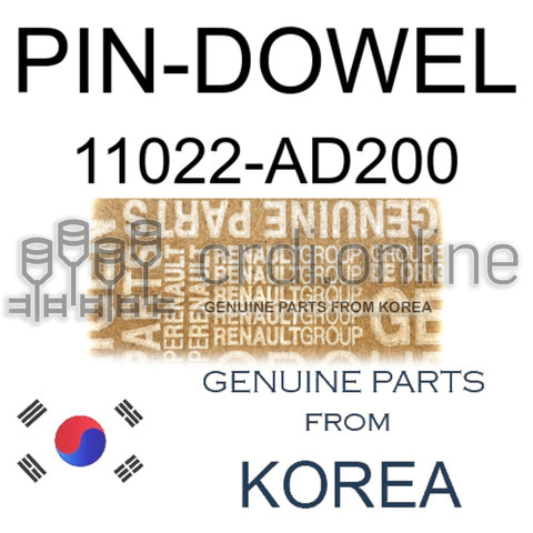 PIN-DOWEL [ORIGINAL] 11022-AD200 11022AD200 11022 AD200