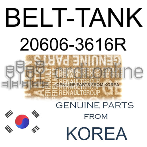 BELT-TANK [ORIGINAL] 20606-3616R 206063616R 20606 3616R