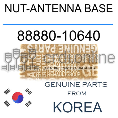 NUT-ANTENNA BASE [ORIGINAL] 88880-10640 8888010640 88880 10640