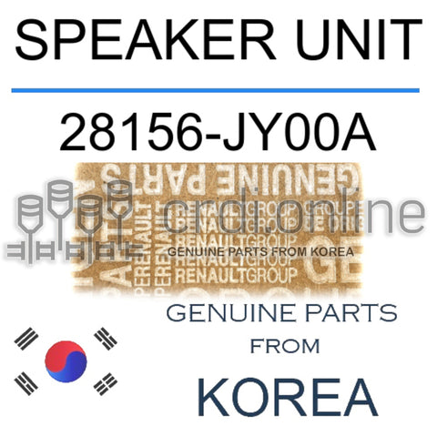SPEAKER UNIT [ORIGINAL] 28156-JY00A 28156JY00A 28156 JY00A