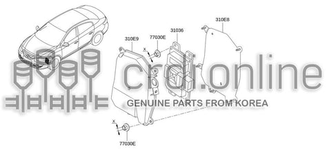 UNIT ASSY-CONTROL 31032-1016R 310321016R 31032 1016R