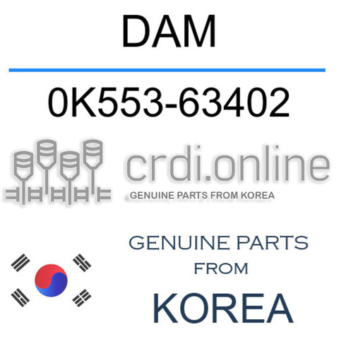DAM [ORIGINAL] 0K553-63402 0K55363402 0K553 63402