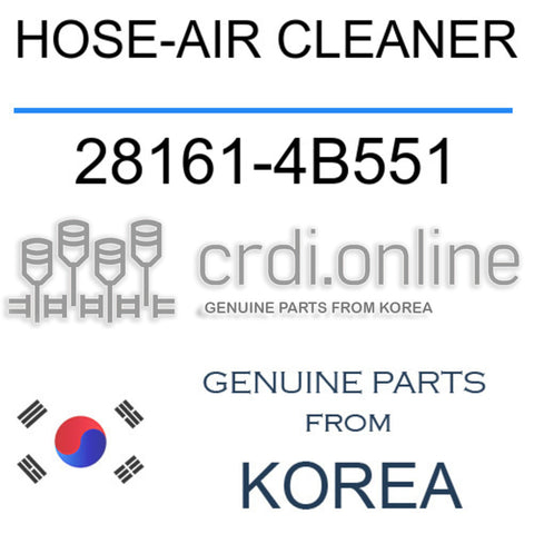 HOSE-AIR CLEANER [ORIGINAL] 28161-4B551 281614B551 28161 4B551