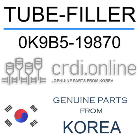 TUBE-FILLER [ORIGINAL] 0K9B5-19870 0K9B519870 0K9B5 19870
