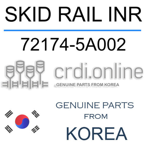 SKID RAIL INR 72174-5A002 721745A002 72174 5A002