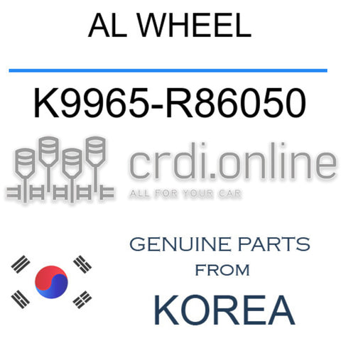 AL WHEEL K9965-R86050 K9965R86050 K9965 R86050