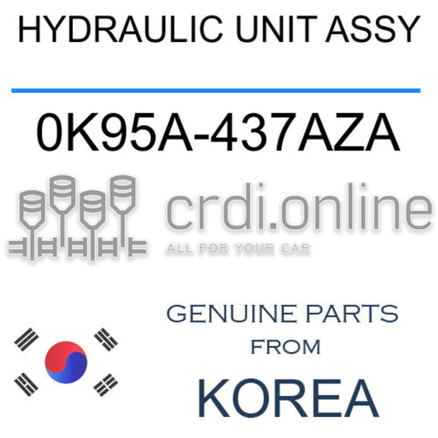 HYDRAULIC UNIT ASSY [ORIGINAL] 0K95A-437AZA 0K95A437AZA 0K95A 437AZA