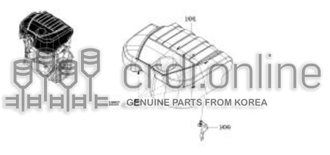 ORNAMAMENT ASSY-ENGINE COVER 14046-9791R 140469791R 14046 9791R