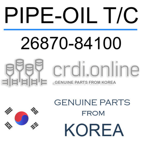 PIPE-OIL T/C 26870-84100 2687084100 26870 84100