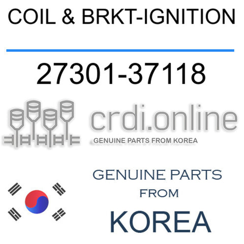 COIL & BRKT-IGNITION [ORIGINAL] 27301-37118 2730137118 27301 37118