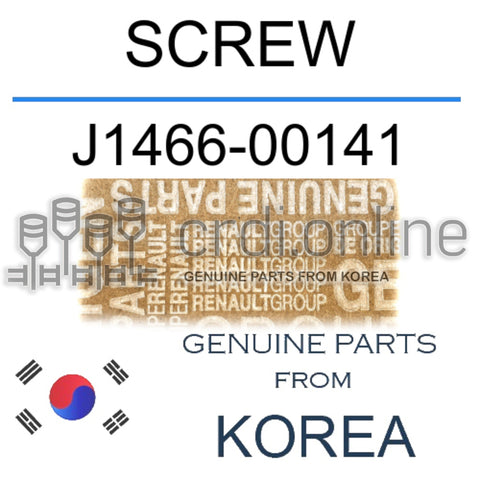 SCREW [ORIGINAL] J1466-00141 J146600141 J1466 00141