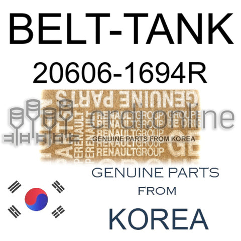 BELT-TANK [ORIGINAL] 20606-1694R 206061694R 20606 1694R