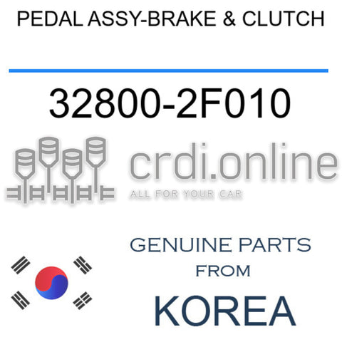 PEDAL ASSY-BRAKE & CLUTCH [ORIGINAL] 32800-2F010 328002F010 32800 2F010