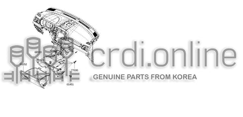 LID ASSY-GLOVE BOX 68252-7332R 682527332R 68252 7332R
