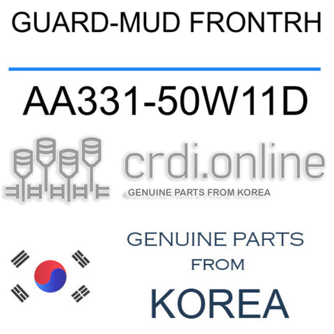 GUARD-MUD FRONTRH AA331-50W11D AA33150W11D AA331 50W11D