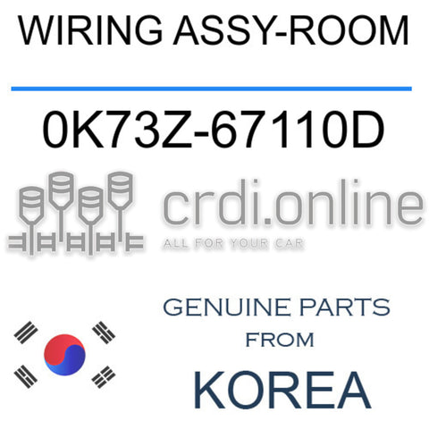 WIRING ASSY-ROOM [ORIGINAL] 0K73Z-67110D 0K73Z67110D 0K73Z 67110D