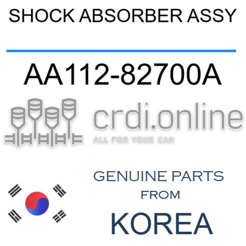 SHOCK ABSORBER ASSY [ORIGINAL] AA112-82700A AA11282700A AA112 82700A