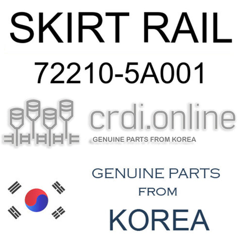 SKIRT RAIL [ORIGINAL] 72210-5A001 722105A001 72210 5A001
