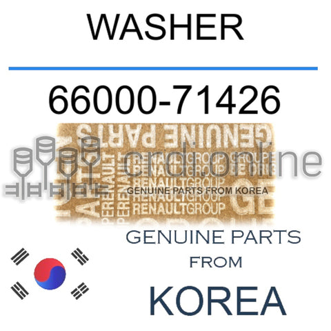 WASHER [ORIGINAL] 66000-71426 6600071426 66000 71426
