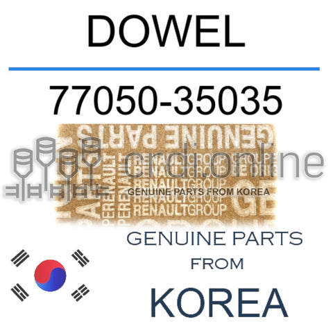 DOWEL [ORIGINAL] 77050-35035 7705035035 77050 35035