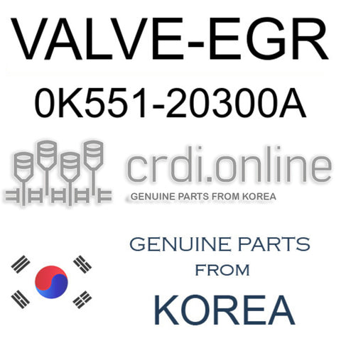 VALVE-EGR [ORIGINAL] 0K551-20300A 0K55120300A 0K551 20300A