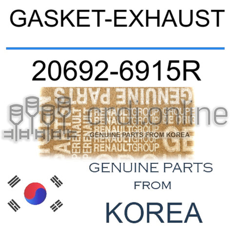 GASKET-EXHAUST [ORIGINAL] 20692-6915R 206926915R 20692 6915R