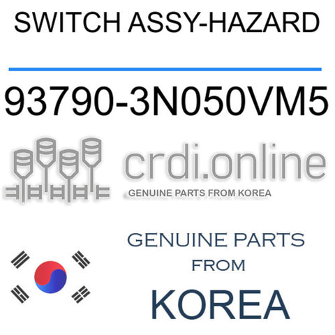 SWITCH ASSY-HAZARD [ORIGINAL] 93790-3N050VM5 937903N050VM5 93790 3N050VM5