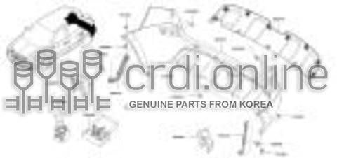 HARDWARE KIT-REAR BUMPER 60038-1258R 600381258R 60038 1258R