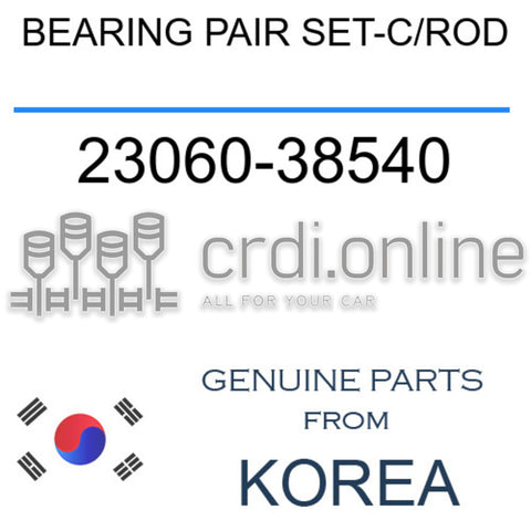 BEARING PAIR SET-C/ROD 23060-38540 2306038540 23060 38540