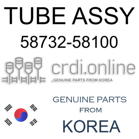 TUBE ASSY 58732-58100 5873258100 58732 58100