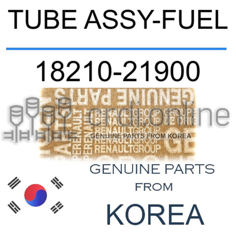 TUBE ASSY-FUEL [ORIGINAL] 18210-21900 1821021900 18210 21900