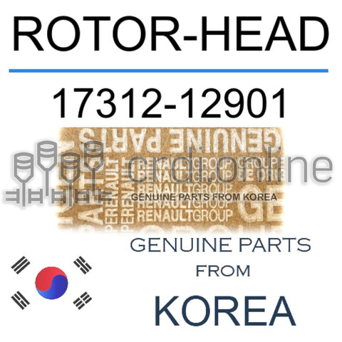 ROTOR-HEAD [ORIGINAL] 17312-12901 1731212901 17312 12901