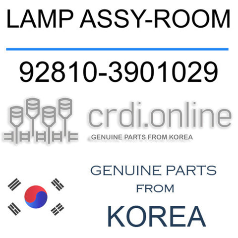 LAMP ASSY-ROOM [ORIGINAL] 92810-3901029 928103901029 92810 3901029