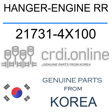 HANGER-ENGINE RR 21731-4X100 217314X100 21731 4X100