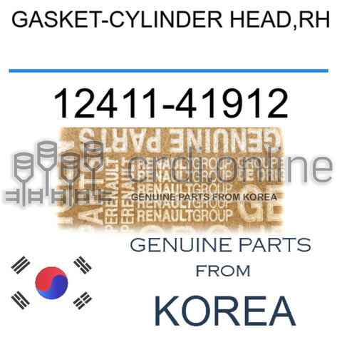GASKET-CYLINDER HEAD,RH [ORIGINAL] 12411-41912 1241141912 12411 41912