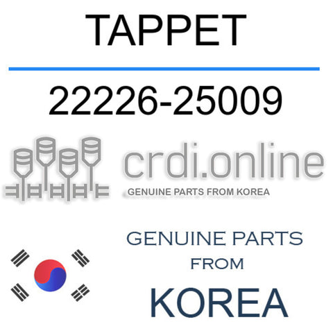 TAPPET [ORIGINAL] 22226-25009 2222625009 22226 25009