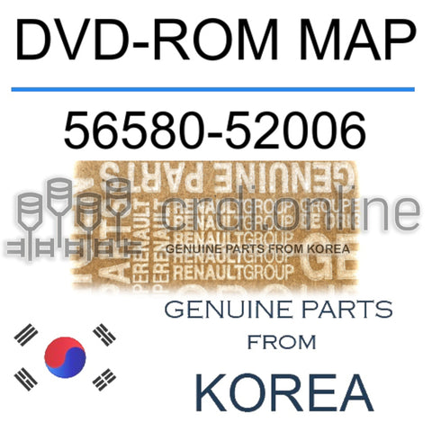 DVD-ROM MAP [ORIGINAL] 56580-52006 5658052006 56580 52006