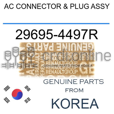 AC CONNECTOR & PLUG ASSY [ORIGINAL] 29695-4497R 296954497R 29695 4497R