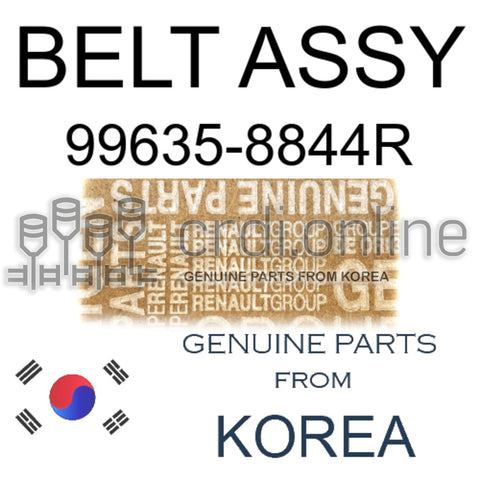 BELT ASSY [ORIGINAL] 99635-8844R 996358844R 99635 8844R