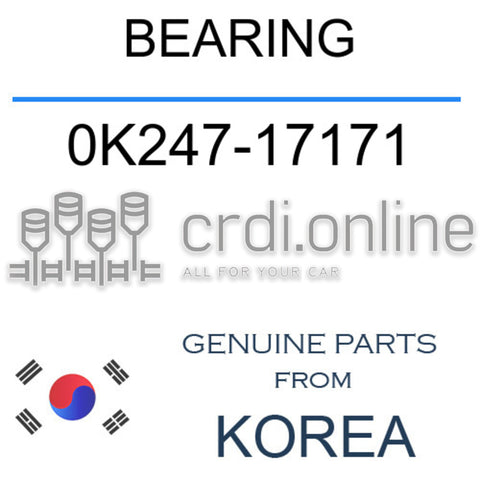 BEARING 0K247-17171 0K24717171 0K247 17171