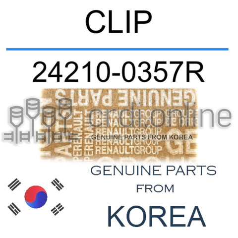 CLIP [ORIGINAL] 24210-0357R 242100357R 24210 0357R