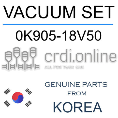 VACUUM SET 0K905-18V50 0K90518V50 0K905 18V50