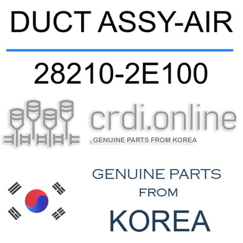DUCT ASSY-AIR [ORIGINAL] 28210-2E100 282102E100 28210 2E100