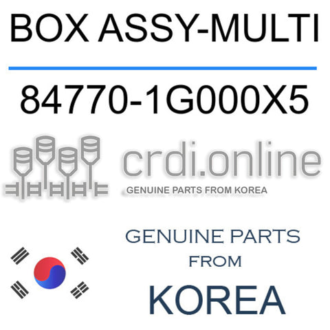 BOX ASSY-MULTI 84770-1G000X5 847701G000X5 84770 1G000X5