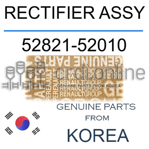 RECTIFIER ASSY [ORIGINAL] 52821-52010 5282152010 52821 52010
